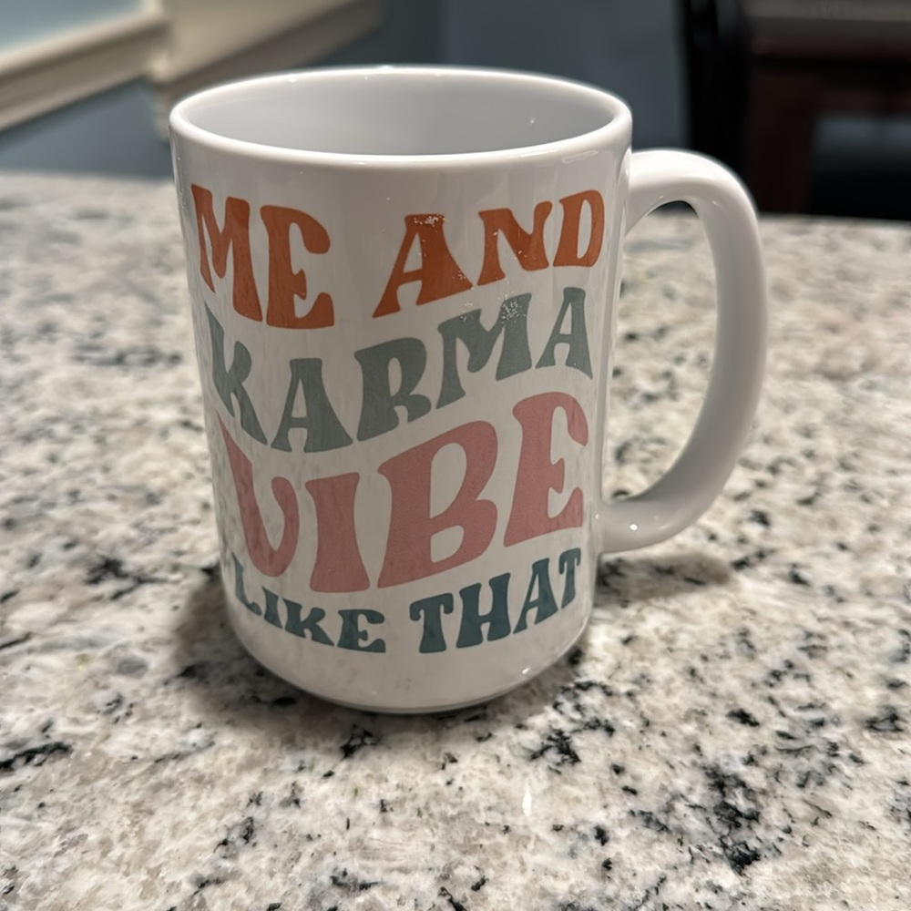 Me and Karma Vibe Like That Taylor Swift 15 oz Mug